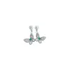Pendientes de Perla de Agua Dulce Natural Serie Mariposa Hueca Estilo Nacional, Pendientes Ligeros de Lujo para Viaje Diario para Chicas, Venta al por Mayor desde Zhuji