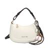 Bolso Bandolera Media Luna con Diseño Nicho Estilo Francés, Moda Versátil para el Día a Día, Hermoso Bolso de Hombro Único, Bolso de Mano para Mujer