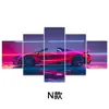 2025 Amazon Estilo Cyberpunk Americano Carro Musculoso Pintura Decorativa Sala de Estar Sofá Fundo Mural Pintura Pendurada