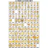 Colgante Pequeño de Ábaco con Carácter de Fortuna de Oro Real Chapado en Oro de 18 Quilates para Joyería DIY, Dijes Pequeños, Aretes, Colgantes para Orejas, Pulseras, Collares D105
