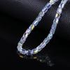 Contas Soltas de Cristal Cilíndrico Contas de Vidro Acessórios para Joias Produtos Semi-Acabados DIY Atacado Pulseira Colar Joias da Moda