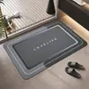Alfombrilla de Suelo de Barro Diatomeas Estilo Sencillo Exportación Transfronteriza Absorción de Agua Absorción de Aceite Alfombrilla de Suelo para Cocina Juego de Dos Piezas Resistente a Manchas Resistente al Desgaste Alfombrilla Antideslizante