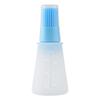 Cepillo para botella de aceite de silicona grado alimenticio punto utensilios de cocina barbacoa al aire libre cepillo de aceite con escala y tapa cepillo para aderezar