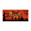 Banner de Porta de Garagem Novo de Halloween Transfronteiriço Amazon Cabeça de Abóbora Demônio Tecido de Fundo de Porta Festivo Decoração Bandeira Personalizada