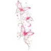 Pegatinas de Tatuaje de Mariposas de Colores al por Mayor Impermeables y de Larga Duración Pegatinas Combinadas de Mariposas Acuarela Soñadoras para Pecho, Cintura y Brazos
