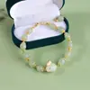 Pulsera de Conejo de Jade Benmingnian para Mujer, Diseño de Nicho Ins, Pulsera de Mano de Estudiante de Alto Valor, Regalo de Cumpleaños Antiguo para Novia