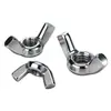 Tuerca Mariposa Galvanizada Gb62.2, Tornillo en Forma de Cuerno, Tuerca Mariposa Girada a Mano M3M4M5M6M8M10M12