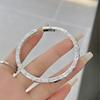 Pulsera Mobius Jiyan Pie de Plata de Ley 9999 Campana de Huang Caishen Pulsera de Nicho Pulsera de Dos Generaciones Regalo