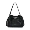 Bolso de Hombro Individual Tejido Chic Otoñal para Todas las Estaciones para Mujer 2026 Nuevo Artículo de Moda Caliente Bolso Cruzado Tipo Cubo para Viajar