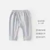 Calça de Proteção para Barriga de Recém-Nascido para Saída na Primavera, Calça com Botões de Pressão na Cintura para Bebês e Crianças Pequenas, Calças de Algodão Puro para Primavera e Verão