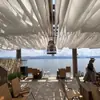Cortinas translúcidas dinâmicas para parques ao ar livre e à beira-mar, para casamentos, decorações de teto de pousadas, áreas cênicas de hotéis, restaurantes em pátios e cortinas translúcidas da moda