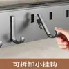 Suporte de facas espesso, suporte de armazenamento de cozinha sem perfuração, utensílios de cozinha, barril de pauzinhos multifuncional montado na parede, armazenamento de facas de vegetais