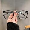 Gafas Qianai Nuevas Anti-Luz Azul Estilo Coreano Personalizadas Monturas para Gafas de Prescripción Mixta Montura Cuadrada de Moda Gafas Lisas