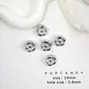 Brincos de Miçangas Acrílicas Coloridas com Laço e Flor para Menina Fofa, Pulseira de Corrente para Celular, Pingente DIY
