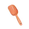 Cuchara para comida de mascotas para gatos y perros, cuchara de alimentación universal con agarre cómodo, plástico con agujero para colgar, fácil de limpiar