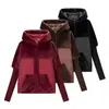 Produtos Novos de Inverno 2025 Moda de Rua Casual Europeia e Americana Patchwork de Pele Sintética Jaqueta W091 2997