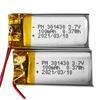 Batería de Litio de Polímero Pn301430-100Mah con Certificación Completa de Corea, Paquete de Baterías de Litio Recargables
