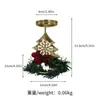 Suporte de Velas Decorativo de Mesa para Jantar à Luz de Velas de Natal Criativo Simples Moderno para Casa Ornamento