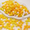 Poliéster Colorido Alta Elasticidade Bola de Pelúcia Bola de Pelúcia Acessórios para Joias DIY Boneca de Pelúcia Artesanal Material de Decoração