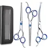 Tijeras para Mascotas, Tijeras de Acero Inoxidable para Cortar Pelo de Mascota, Tijeras Profesionales para Cortar Pelo de Perro, Tijeras Curvas, Tijeras para Aseo de Mascotas