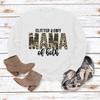 Amazon deseo moda otoño e invierno ropa de mujer Suéter de manga larga con estampado de letras Glitter Dirt mama