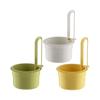 Cesta colgante para fregadero Jieli Bolsa colgante Suministros de cocina Estante de almacenamiento para grifo de fregadero del hogar Cesta colgante sin perforaciones Drenaje