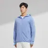 Venta al por mayor transfronteriza Ropa de protección solar Verano para mujer Anti-UV Transpirable Seda de hielo Delgada Chaqueta Abrigo de pesca con protección solar para hombre