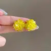 Pendientes de Borla de Flor de Perla Rosa Plateada Clavos de Oreja Pequeños Frescos Estilo Mori Accesorios de Oreja de Alta Gama Moda Venta al por Mayor