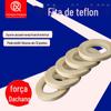 Comércio por atacado Adesivo de dupla face de Teflon branco de alta temperatura Fita de isolamento de teflon de dupla face de alta temperatura