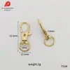 Fivela Boca de Peixe com Chaveiro, Pingente de Boneca, Fivela Gancho Boca de Peixe, Acessórios de Metal, Chaveiro, Fivela Boca de Peixe de 3 Pontos