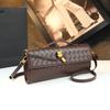 Bolso Texturizado 2026 Nueva Moda Bolso de Mano Tejido para la Noche Bolso Cruzado de Cuero Genuino Bolso de Hombro Versátil para Mujer
