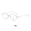 Nuevas Gafas Ovaladas Estilo Ojo de Gato Retro Anti-Luz Azul con Acabado de Alta Gama, Armazones Lisos, Se Pueden Adaptar Lentes Graduadas, Venta al por Mayor