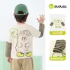 Celebra el Día Nacional 10% de descuento Camiseta Bebé Familia Dudu Ropa de Otoño Camiseta Base Antibacteriana para Exteriores Infantil Masculina
