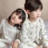 Categoría 100% Algodón Algodón Puro Sin Huesos Ropa de Otoño para Niños y Conjunto de Pantalones Largos para Niños y Niñas Ropa de Casa de Manga Larga para Bebés Niñas