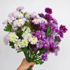 3 Margaritas Artificiales y Flores de Cosmos, Estilo Vintage, Flores Falsas para Decoración de Casas de Huéspedes y Restaurantes, Materiales Florales Decorativos Suaves