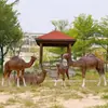 Adornos de Animales Simulados para Exteriores, Esculturas Grandes de Camello de Fibra de Vidrio para Decoración de Paisajismo de Parques y Espacios Verdes Comunitarios, Manualidades