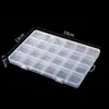 Caja de almacenamiento de plástico transparente para organizar aretes y tachuelas, joyero desmontable para organizar y almacenar, joyero de múltiples compartimentos al por mayor