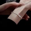 Pulsera de Aliento de Bebé Estilo Nuevo para Mujer, Diseño de Nicho, Cadena Lisa Brillante, Lujo Ligero, Pulsera Exquisita y Fresca