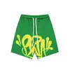 Transfronterizo Daifa SynaWord Calle Principal Hip Hop Estampado en Espuma Manga Corta Pantalones Cortos Traje Casual Hombre Hip Hop Americano Camiseta