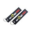 Guangzhou en stock Coche JDM Cultura de Reacondicionamiento Bordado Tira Corta de Tela Textil Llavero Personalidad Colgante Creativo