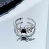 Anillo de Halloween Transfronterizo Araña Cuervo Fantasma Calabaza Hueso Fantasma Anillo Personalizado Oscuro Nicho Punk para Mujeres