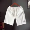 Nuevos shorts casuales de algodón y lino estilo americano para verano, pantalones deportivos holgados y versátiles, shorts de Instagram, shorts deportivos unisex