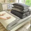 2026 Nuevo Modelo Algodón Puro Estampado a Cuadros Set de Tres Piezas para Dormitorio Estudiantil 0.9 Set de Tres Piezas - Funda de Edredón 1.5 Sábana
