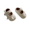 Zapatos de primavera para niña, de suela suave, individuales, combinables, de princesa, con velcro, informales y modernos, de cuero pequeño para bebé.