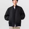 Jaqueta bomber estilo americano com gola alta, estilo rua, masculina, primavera e outono, solta, estilo de alta qualidade, jaqueta de perfil, terno de beisebol superior