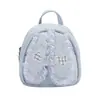 2026 Nueva Versión Coreana de Lunares Conejito Dibujo Animado Niños Estudiante Estilo Familiar Mochila para Teléfono Móvil Bolso Escolar para Mujeres
