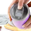 Venta directa de fábrica 12 oz taza de doble pared de acero inoxidable 304 tapa push-pull taza para beber directamente taza casera de gran barriga en forma de U