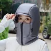 Sombrero cálido para mujer ciclismo patinete eléctrico protección facial protección auditiva calentador de cuello integrado engrosado sombrero Lei Feng protección contra el frío sombrero de protección facial para patinete eléctrico
