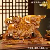 Cerâmica Sancai Tang Boi Ruyi, Boi do Zodíaco, Boi da Fortuna, Boi para Proteção do Lar, Artesanato, Ornamento de Boi Cósmico