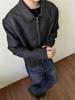 Chaqueta Occidental Bordada Eme para Hombre Primavera y Otoño Bordado de Alta Densidad Hombro Normal Versión Corta Chaqueta Estilo Old Money para Viajes